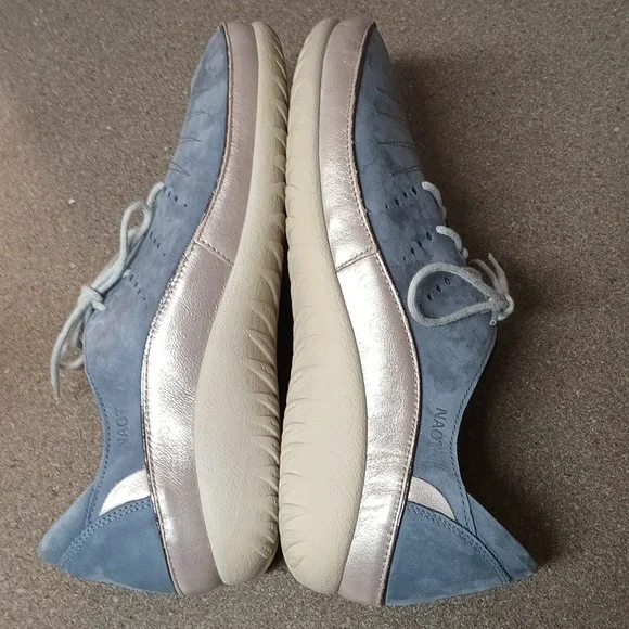 NAOT Kumara Feathery Blue Nubuck Stardust lace up shoes - Picture 9 of 11